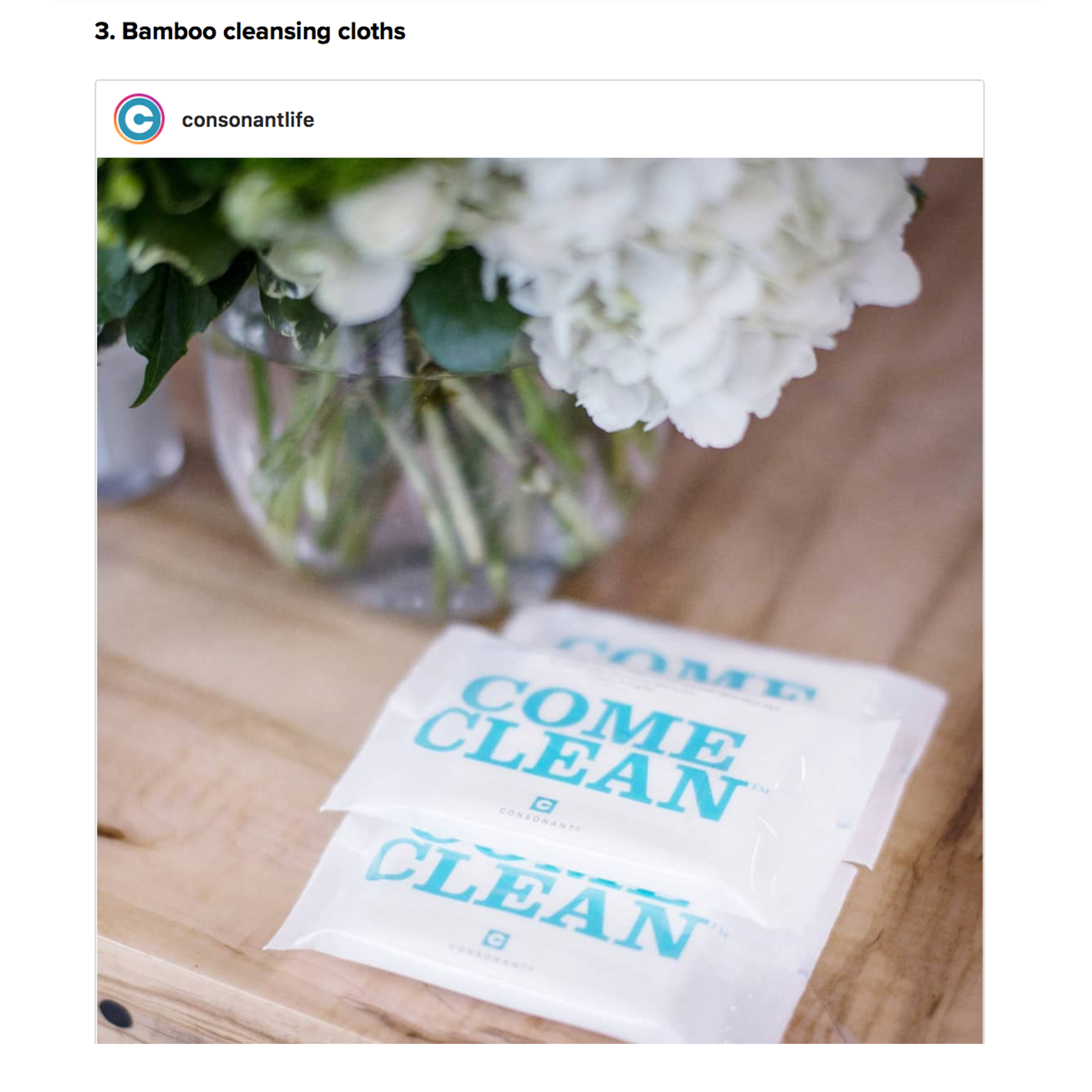 cleansing cloths