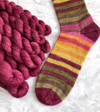 Pie and Peas Self Striping Sock Yarn 2 x 50g