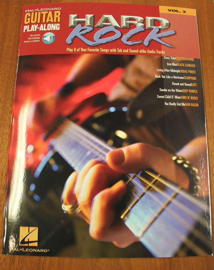 Hard Rock Guitar Play Along Volume 3 Tab Songbook Audio Online Dr Guitar Music