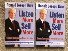 https://ronkulebooks.com/products/two-volume-set-of-listen-more-sell-more-sales-books