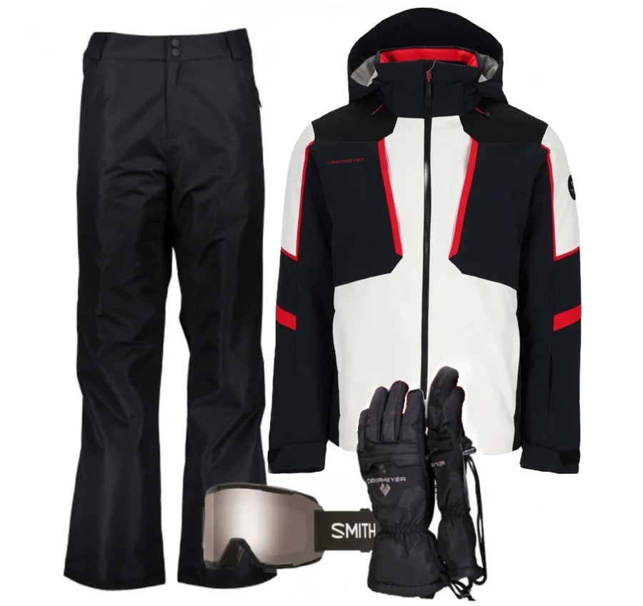 Men's Ski Gear Outfit (Blue/Black) – Slope Threads