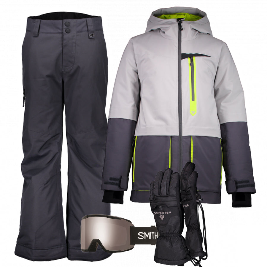 Women's Ski Gear Outfit (White/Black- Premium) – Slope Threads