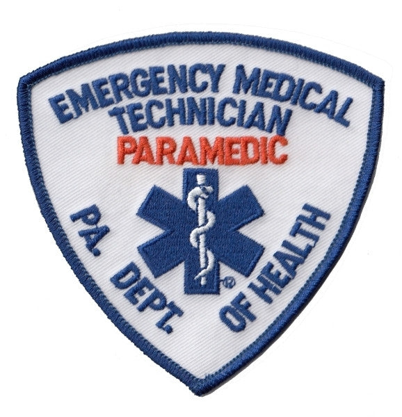 Emergency Medical Services EMS Patch (3 Inch) Embroidered Iron or