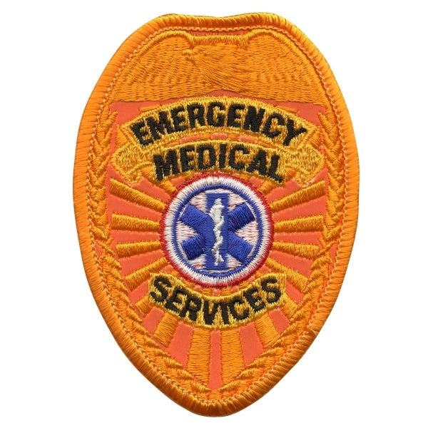 NJ EMT Defibrillation Embroidered Uniform Patch – First Responder