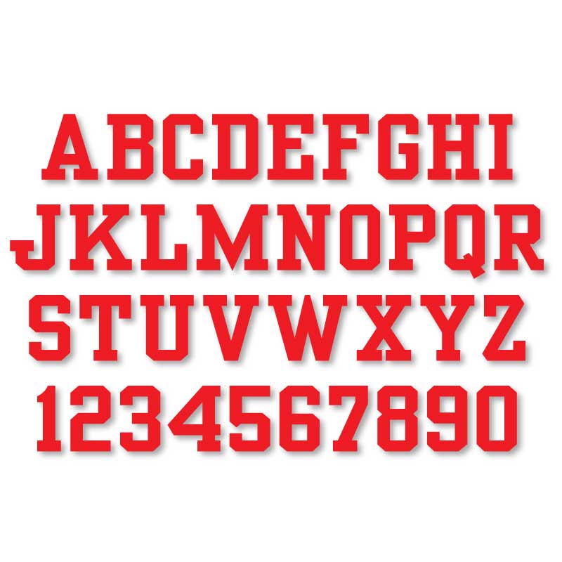 Reflective Letters & Numbers - Outlined Block Font – First Responder Decal  Co.