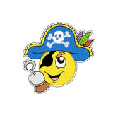 Pirate Emoji with hook and skull hat