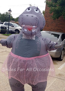 Singing Telegram Henrietta Hippo Singagram Oklahoma Edmond Smiles For All Occasions