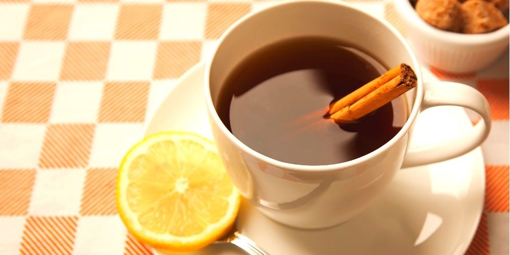 lemon black tea recipe with cinnamon - kadambri teas