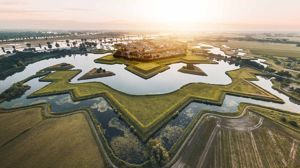 Mooiste drone-locatie Nederland Naarden
