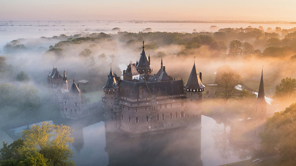 Mooiste drone-locatie Nederland kasteel de haar