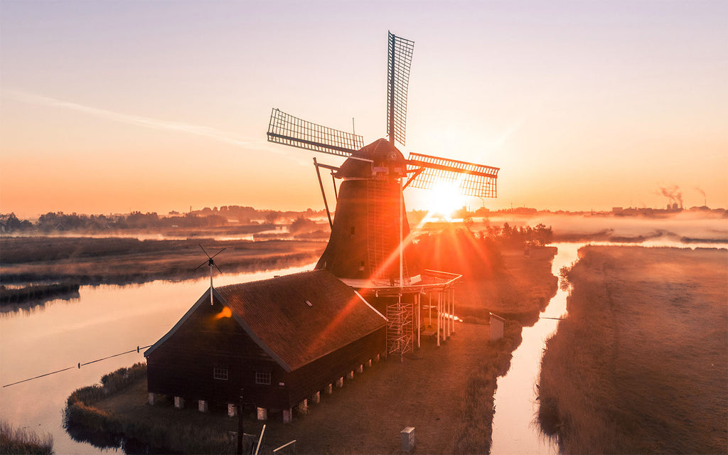 Mooiste drone-locatie Nederland Zaanse Schans