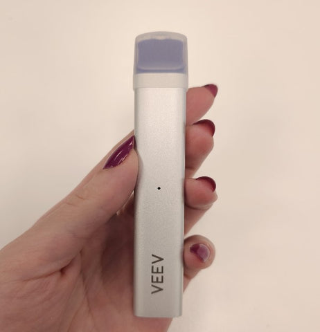 Veev Now Blue Raspberry Disposable Vape Size
