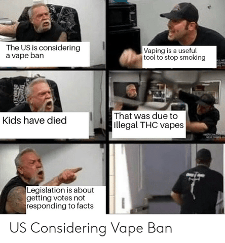 vape ban joke