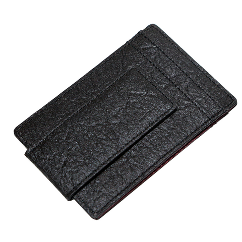 A black cardholder wallet.