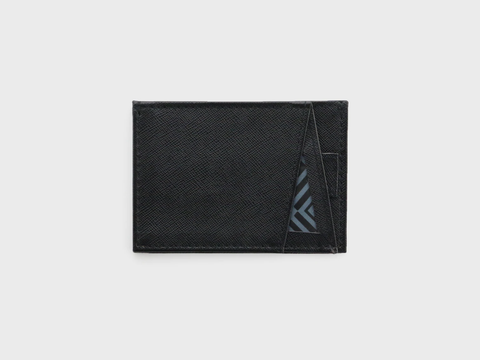 A black cardholder wallet.