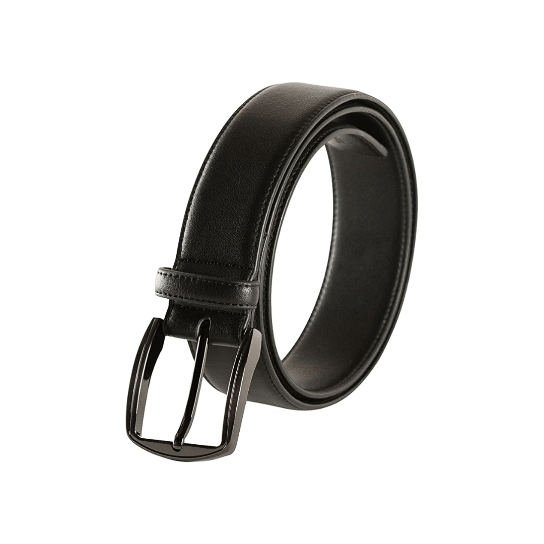 Polished Gunmetal Vegan Belt