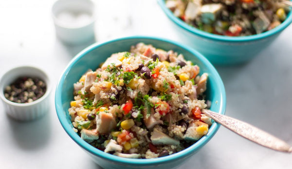 Hemp Seed and Quinoa Chicken bowl