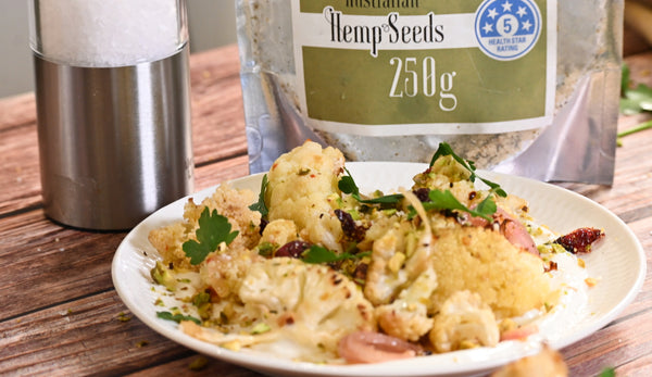 Hemp Roasted Cauliflower