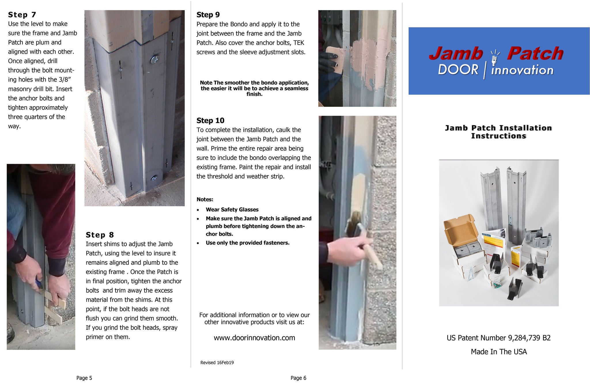 Jamb Patch Kit (4") Door Innovation