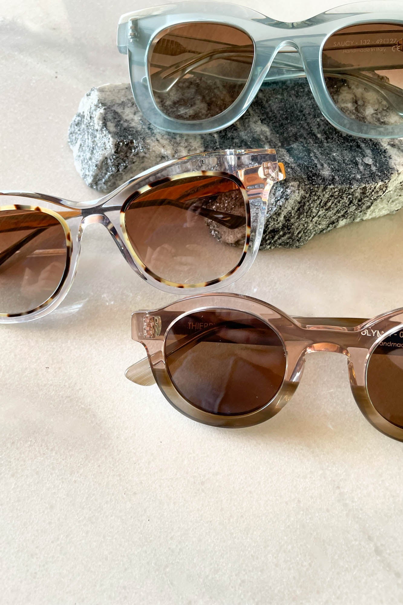 Olympy Sunglasses, Pink & Brown