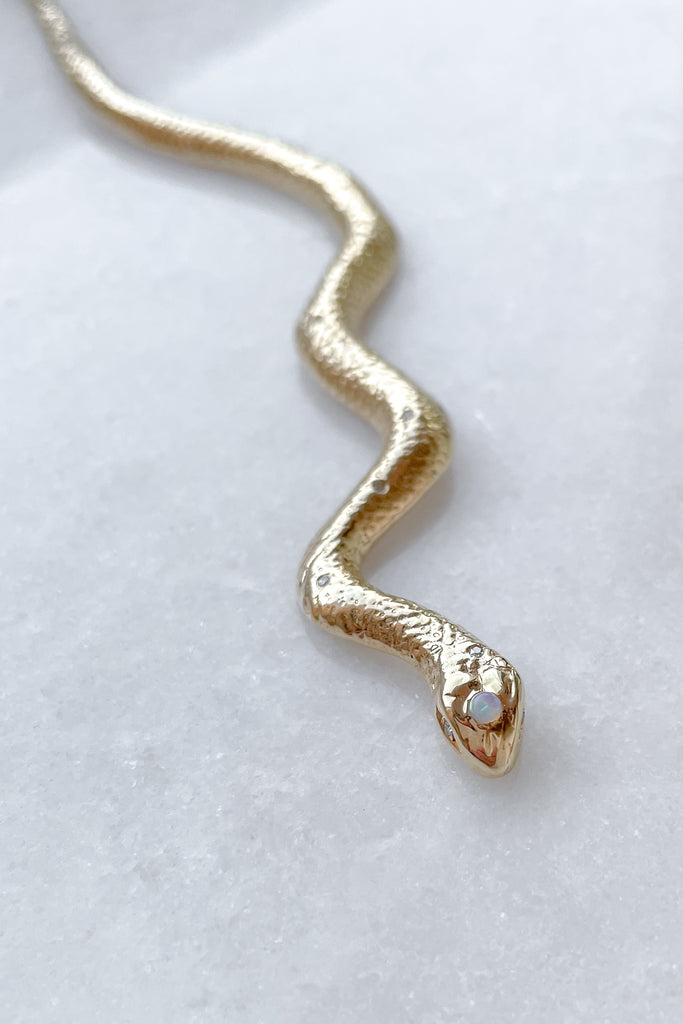 Snake Hairpin — LEO BLACK STUDIO