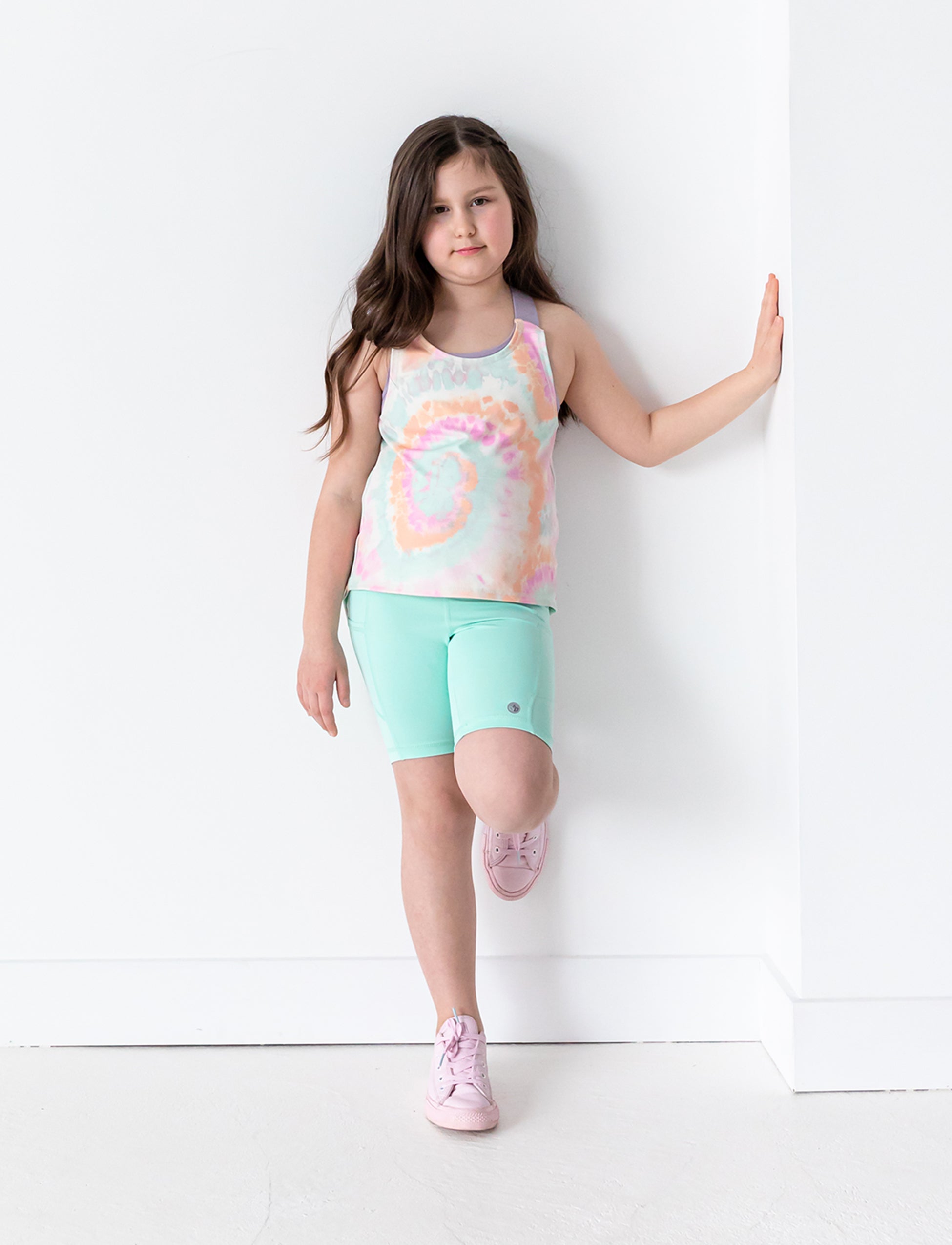 GIRLS 2-6 BIKE SHORT W/ POCKETS – Jill Yoga