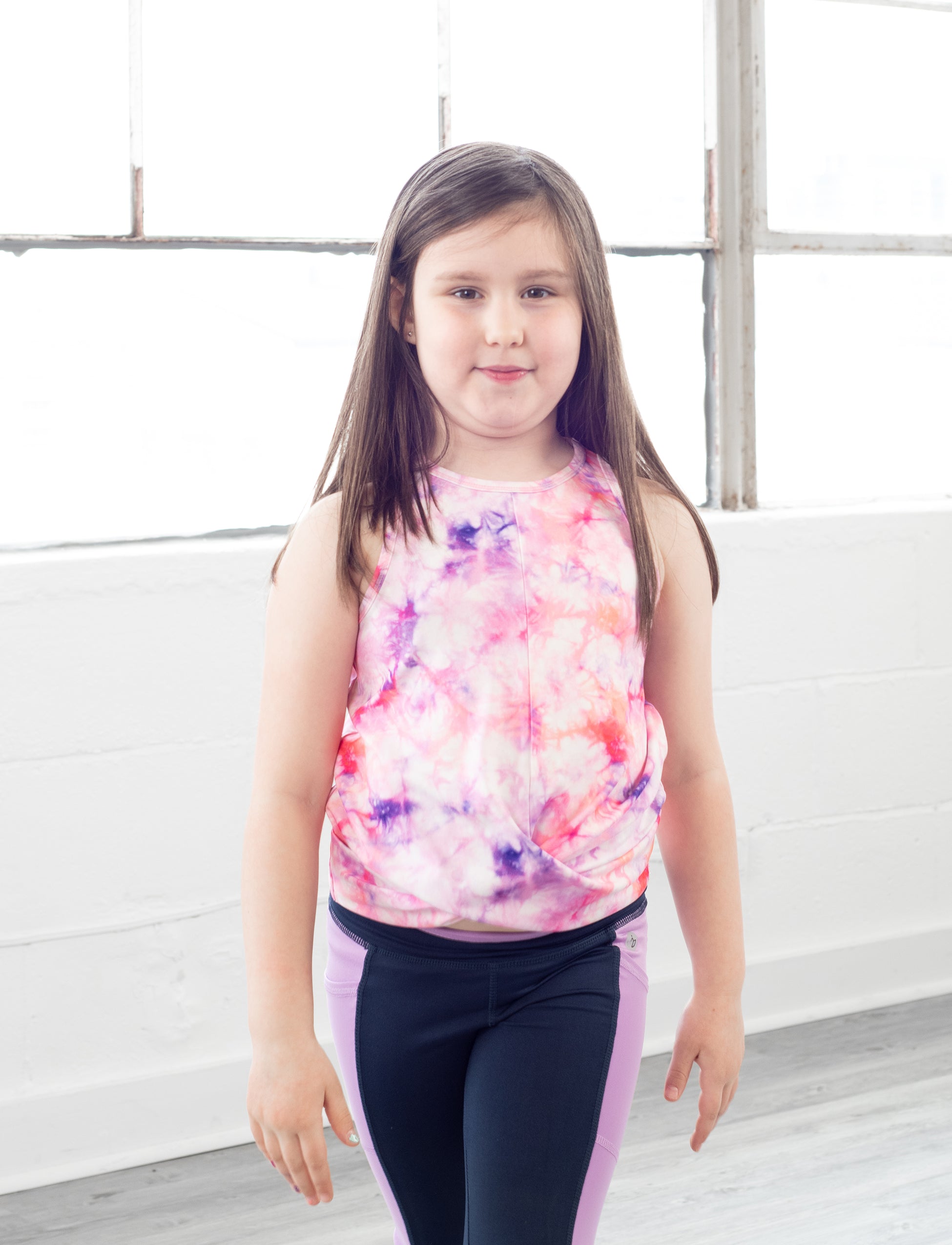 GIRLS 2-6 SCOOPED RACERBACK TANK – Jill Yoga