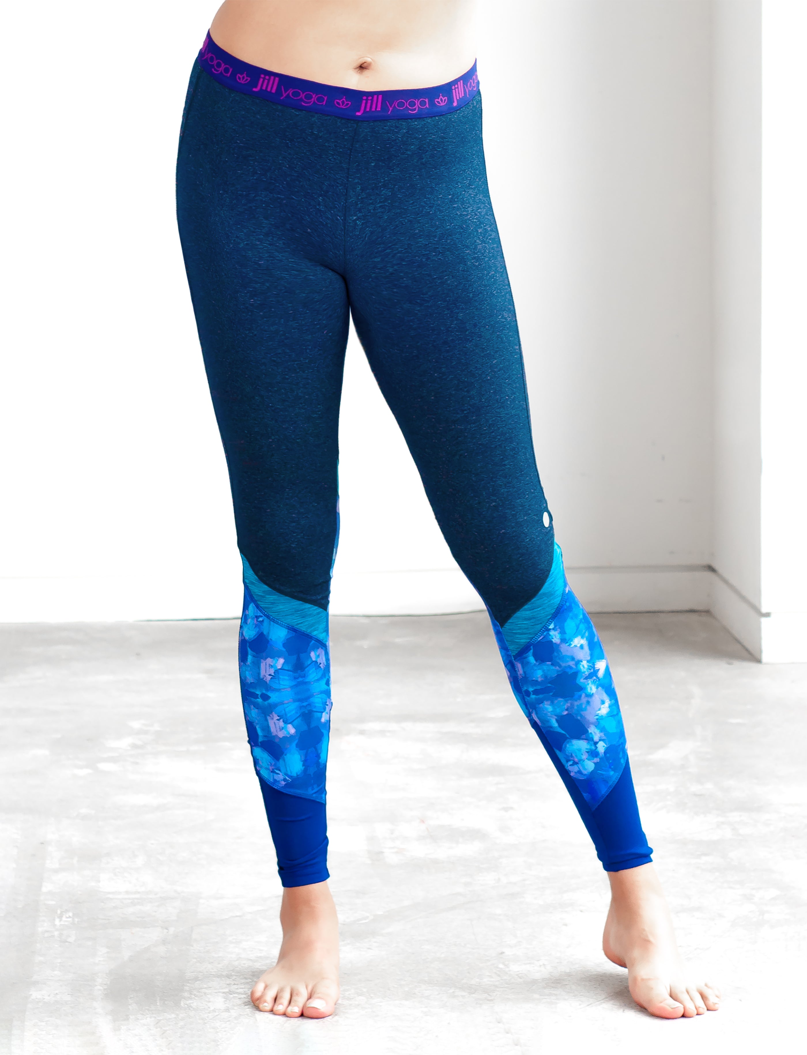 LADIES ELASTIC WAIST CUT AND SEW LEGGINGS – Jill Yoga