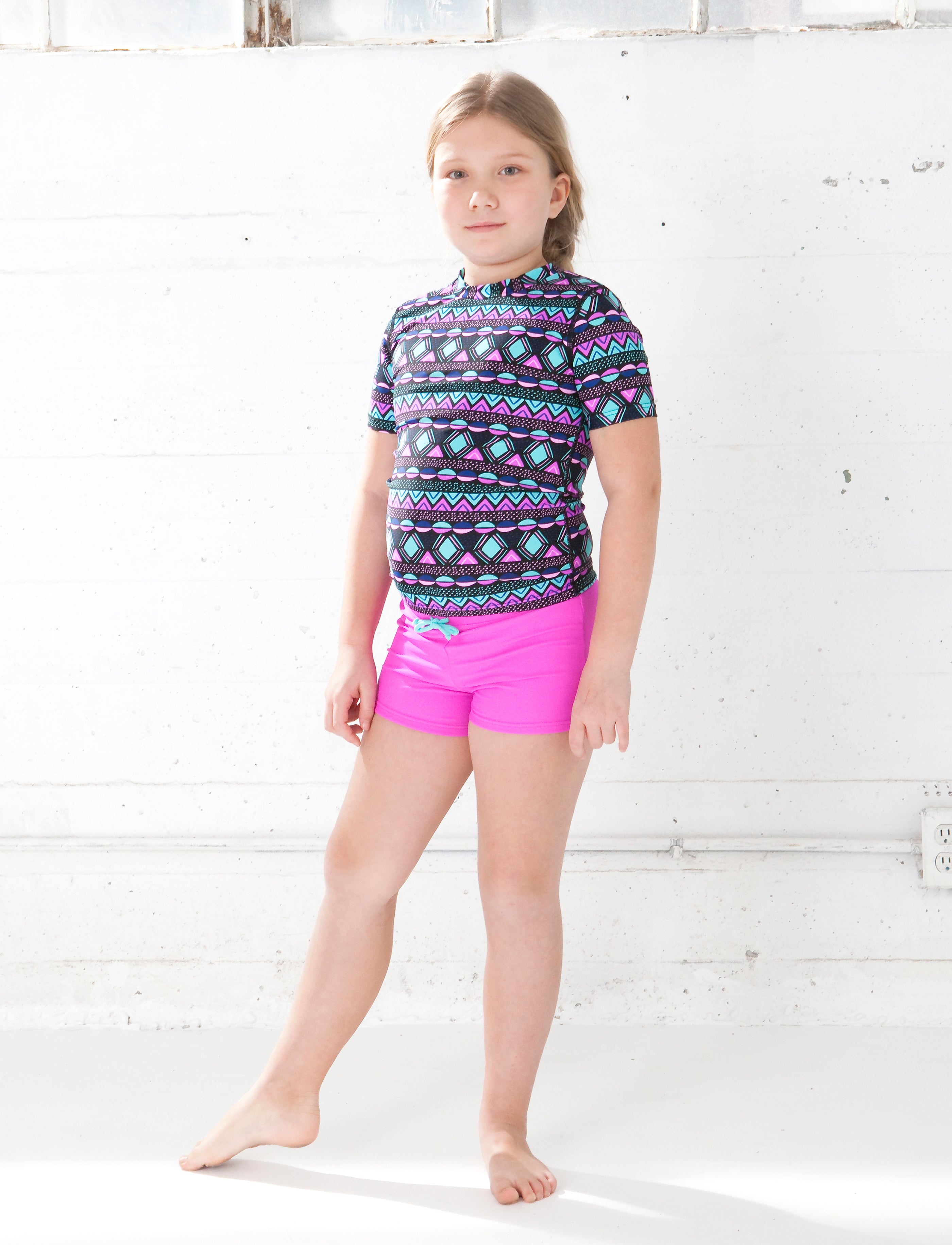 Girls Rashguard Tankini Set W Shorts Jill Yoga