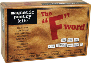 The “F” Word Magnetic Poetry Kit