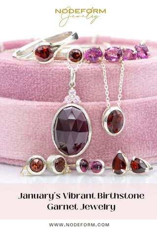 January's vibrant red birthstone - shop Garnet Jewelry