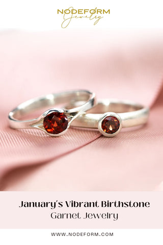 January's Birthstone Garnet Rings