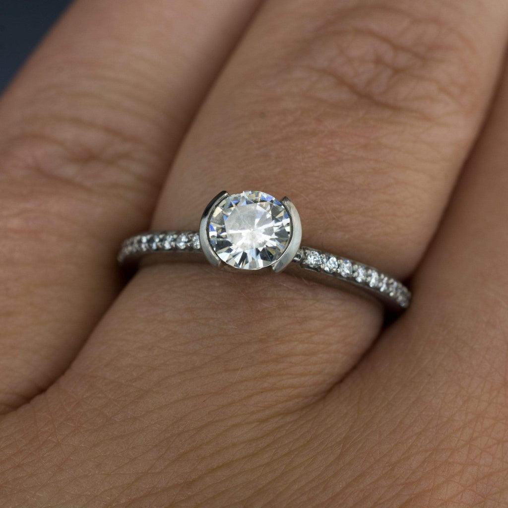 Engagement ring narrow band