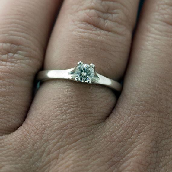 Wedding band and engagement ring order