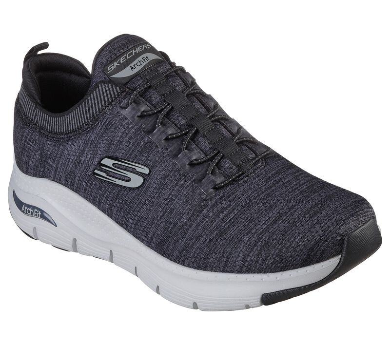 Billede af Skechers - Arch Fit Waveport, 76-1007 - Grå - 42