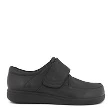 Se Green Comfort, Klassisk herresko m. velcro- 16-0277 - Sort - 47 hos Schou Bertelsen SKO