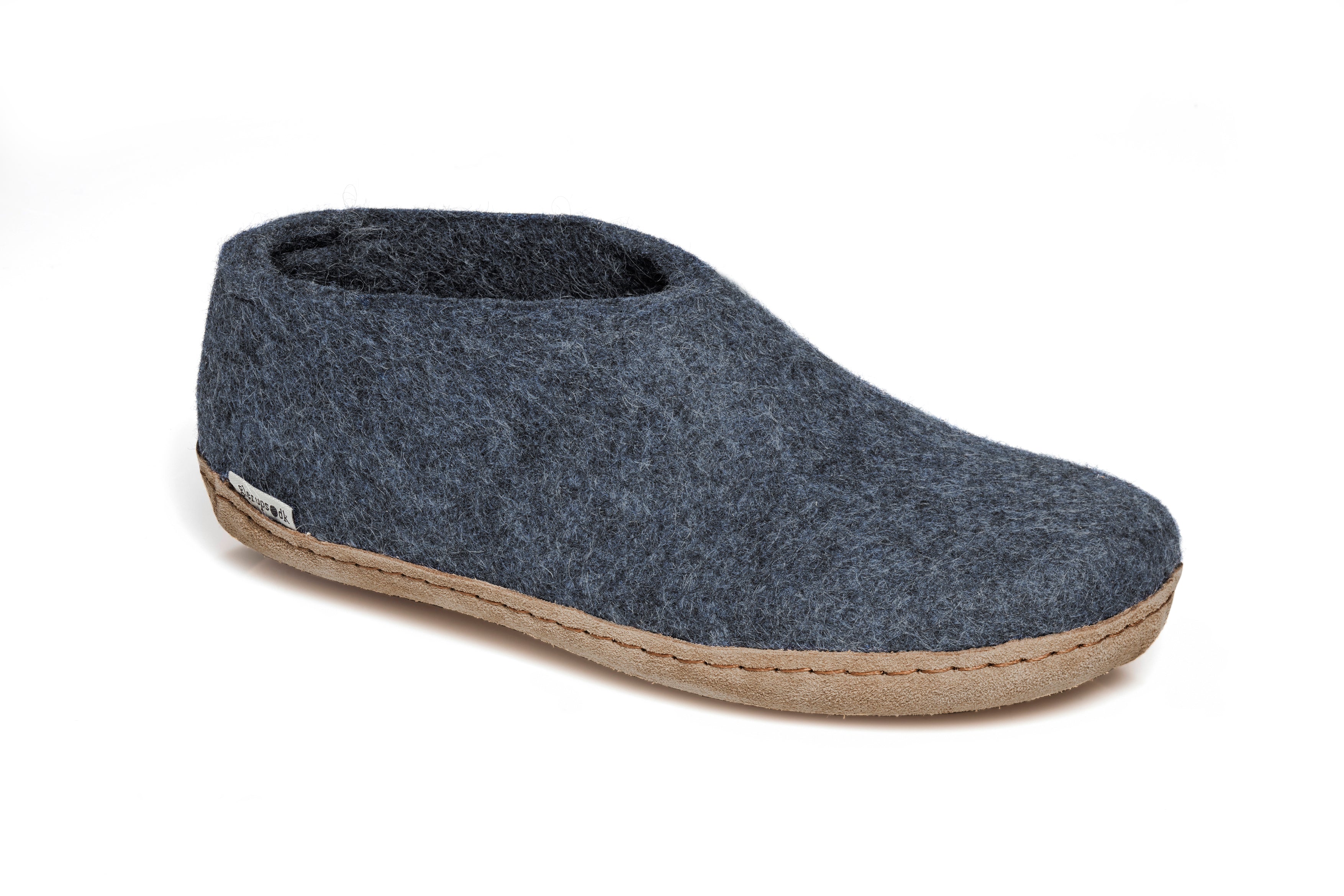 Billede af Glerups - Sko m/skindsål, 64-0244 - Denim - 38