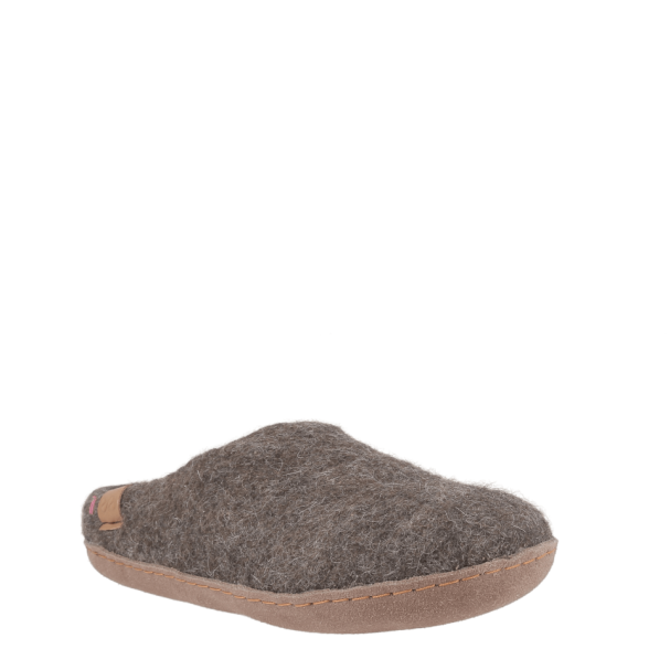 Se Green Comfort - Makalu wool slipper, 64-0241 - Brun - 43 hos Schou Bertelsen SKO