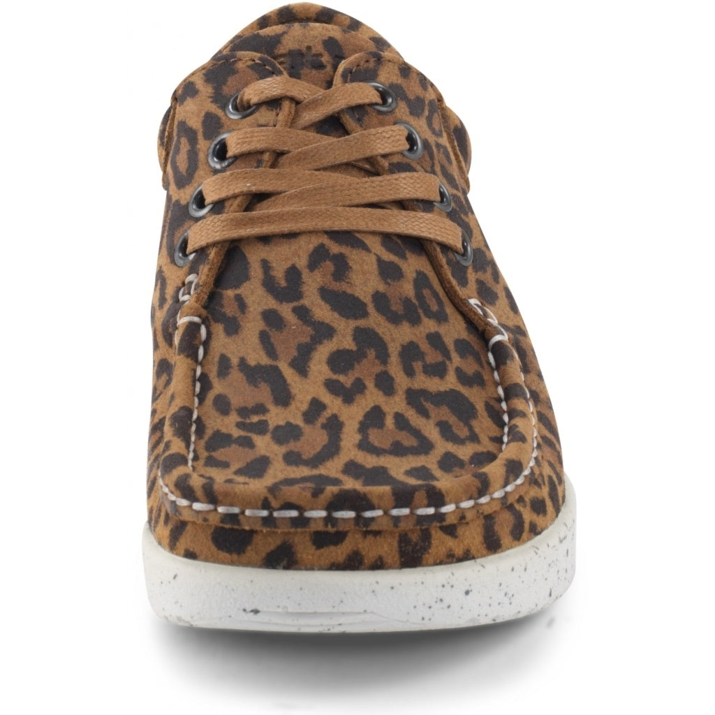 Bred rækkevidde Koge Tilmeld Nature Footwear, Anna - Leopard, Dame sko med snøre – Schou Bertelsen Sko