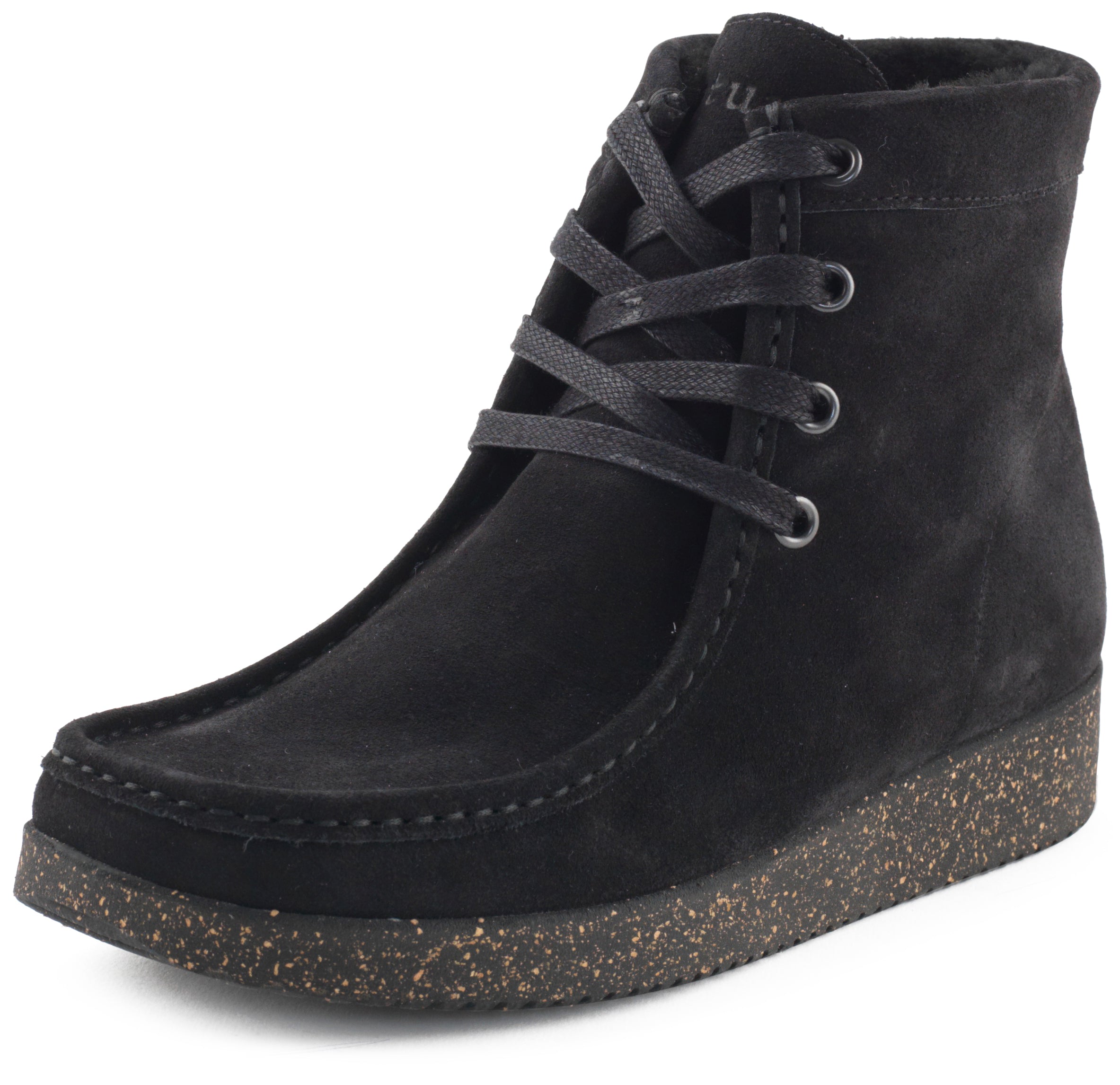 Se Nature Footwear, Asta Rubber Sole - Black Suede - 37 hos Schou Bertelsen SKO