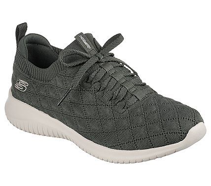 Se Skechers - Womens Ultra Flex, 76-0853 - Grøn - 40 hos Schou Bertelsen SKO