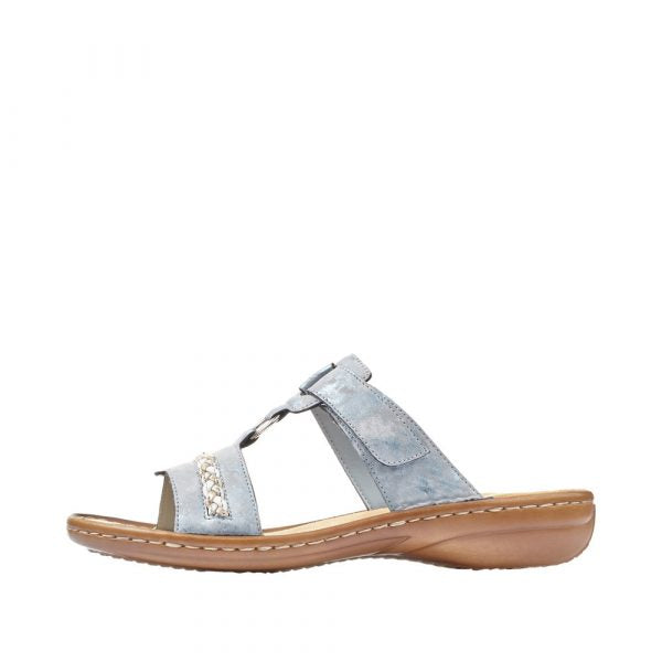 Billede af Rieker, Sandal - 60888-12, Blå - 42