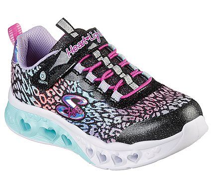 Billede af Skechers - Girls Flutter Heart Lights- Love Wild - 76-0875 - Multi - 31