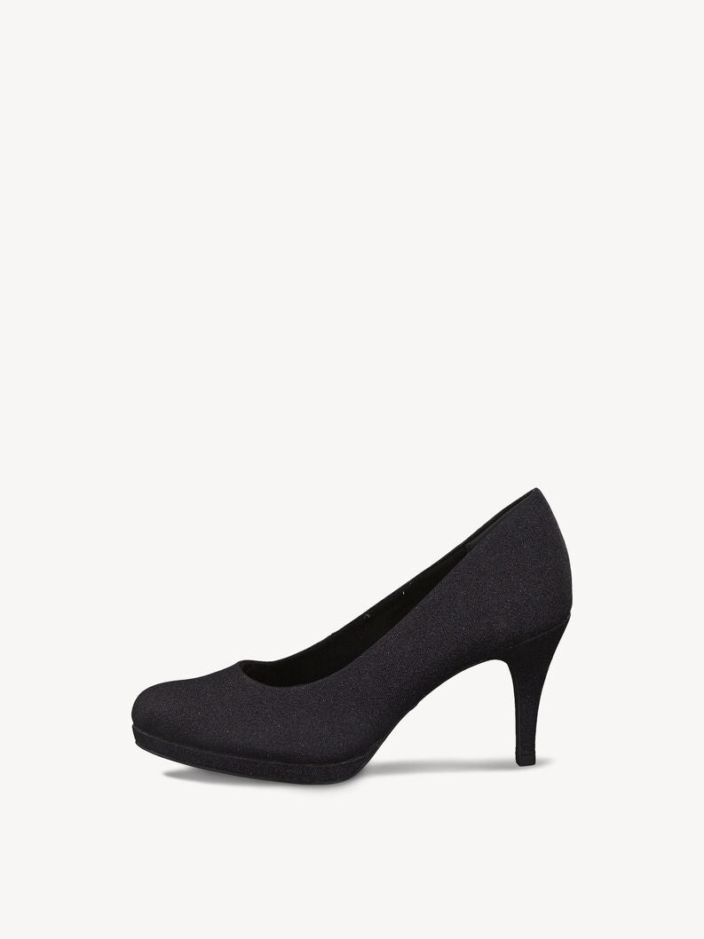 Se Tamaris - Pumps, 22-0160 - Sort glitter - 40 hos Schou Bertelsen SKO