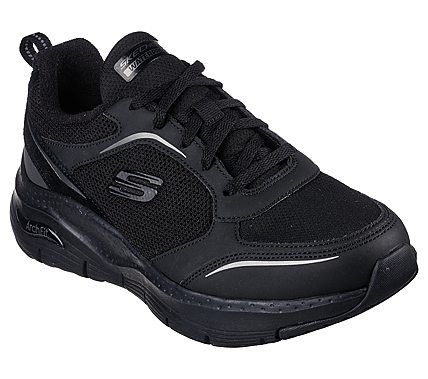 Se Skechers - Arch Fit Waterproof - 76-0866 - Sort - 36 hos Schou Bertelsen SKO