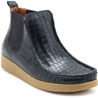 Se Nature Footwear - Ester - 52-0764 - Sort Crocco - 40 hos Schou Bertelsen SKO