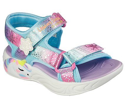 Billede af Skechers - Girls Unicorn Dreams Sandal, 48-0219 - Multifarvet - 30