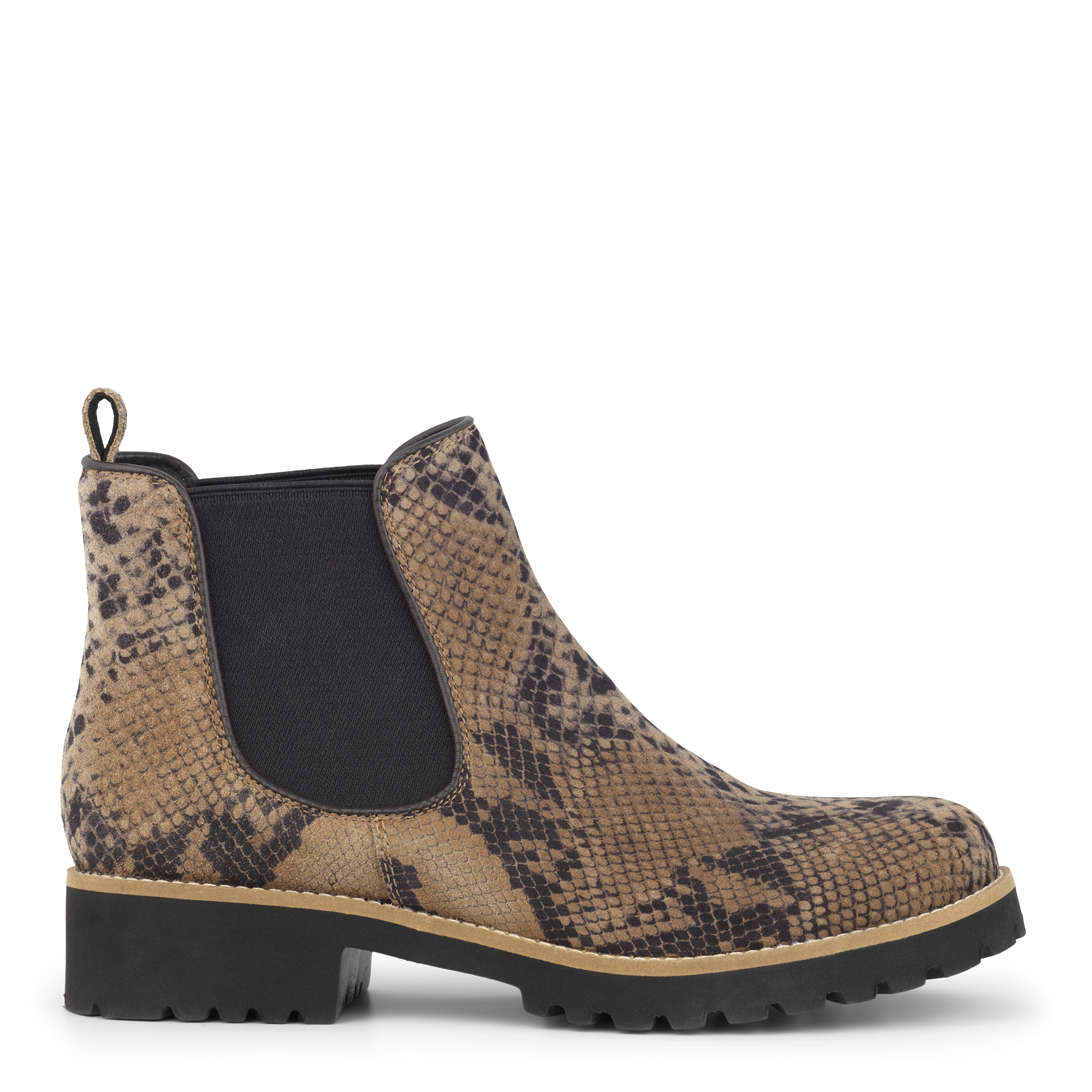 Billede af Green Comfort, Strike Chelsea Boot - Slangeprint - 40