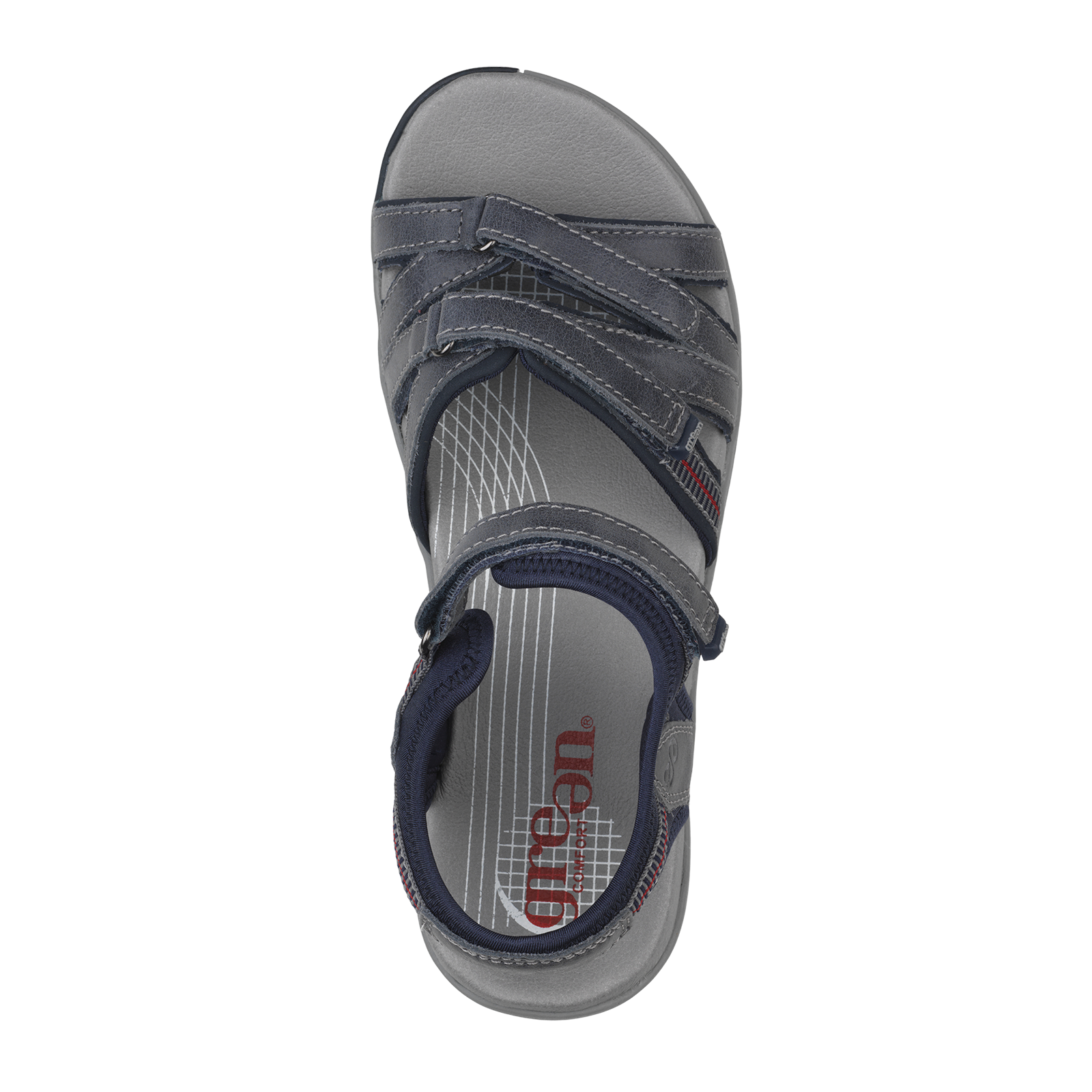 Green Comfort, Corsica Velcro - Dame sandal med ekstra vidde - 421010Q30 - Butik i Aalborg og Nørresundby – Schou Sko