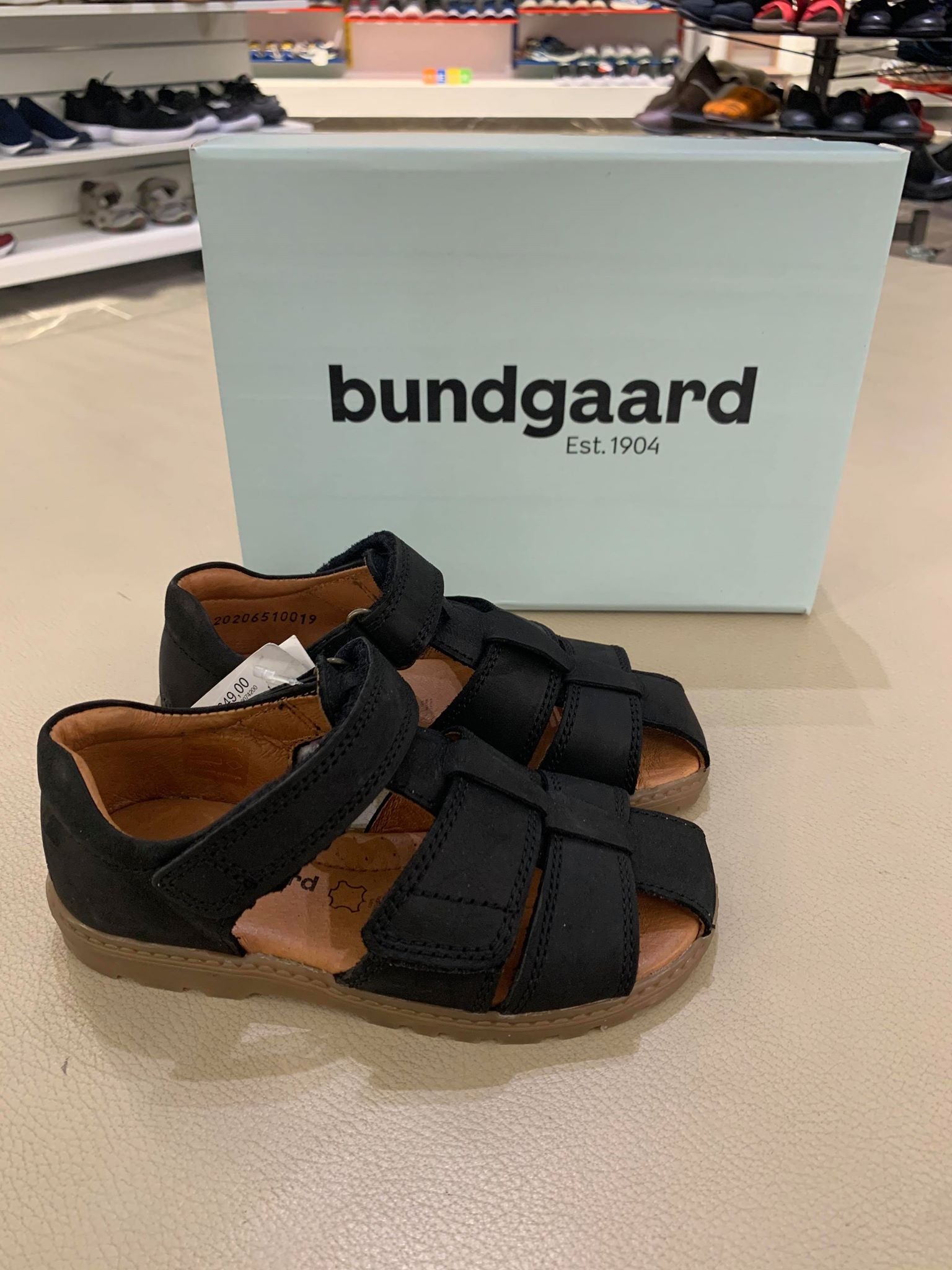 Billede af Bundgaard, Sandal med lukket snude - Sort - 28